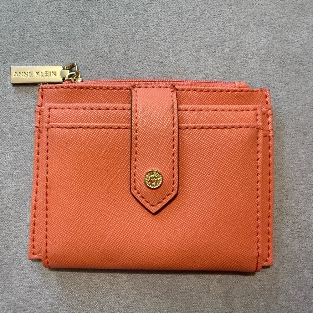 Anne Kline Peach Small Wallet